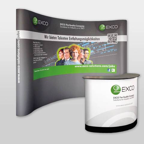 Mobiler Messestand der EXCO GmbH